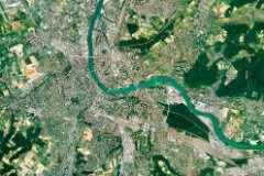 Satellitenbild von Basel-Stadt